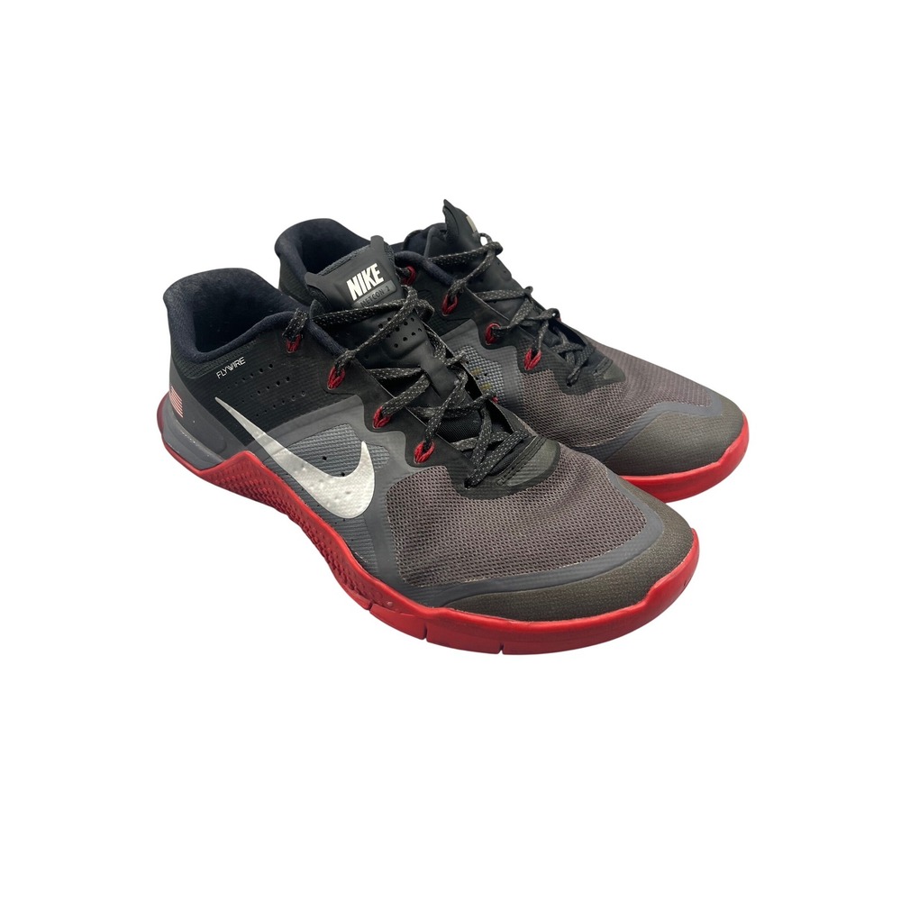 Nike Metcon 2 NikeID Mens 10.5 Training Shoes Black Red Built Not Born